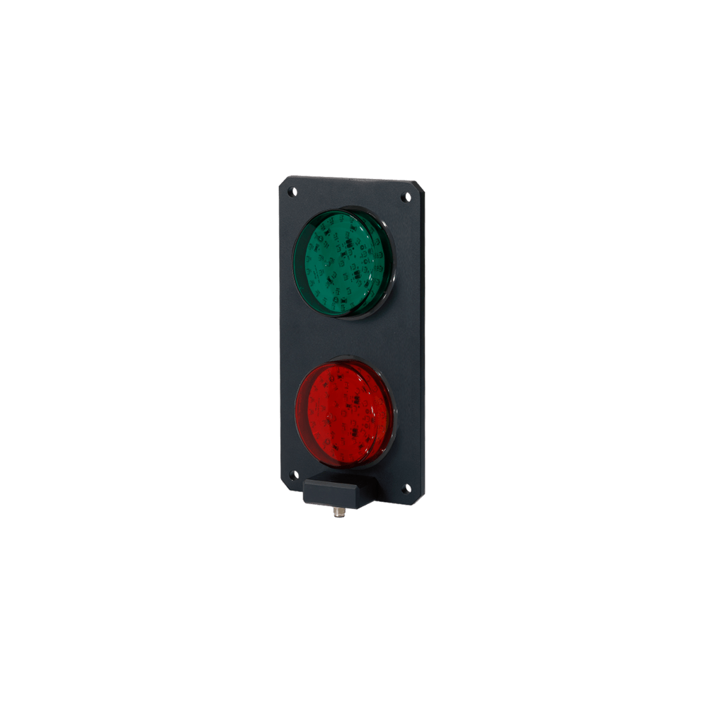 Qlight Qlight SSL200M 2 Aspect 92mm Surface Mount IP68 Metal Body LED Traffic Light - BNR Industrial