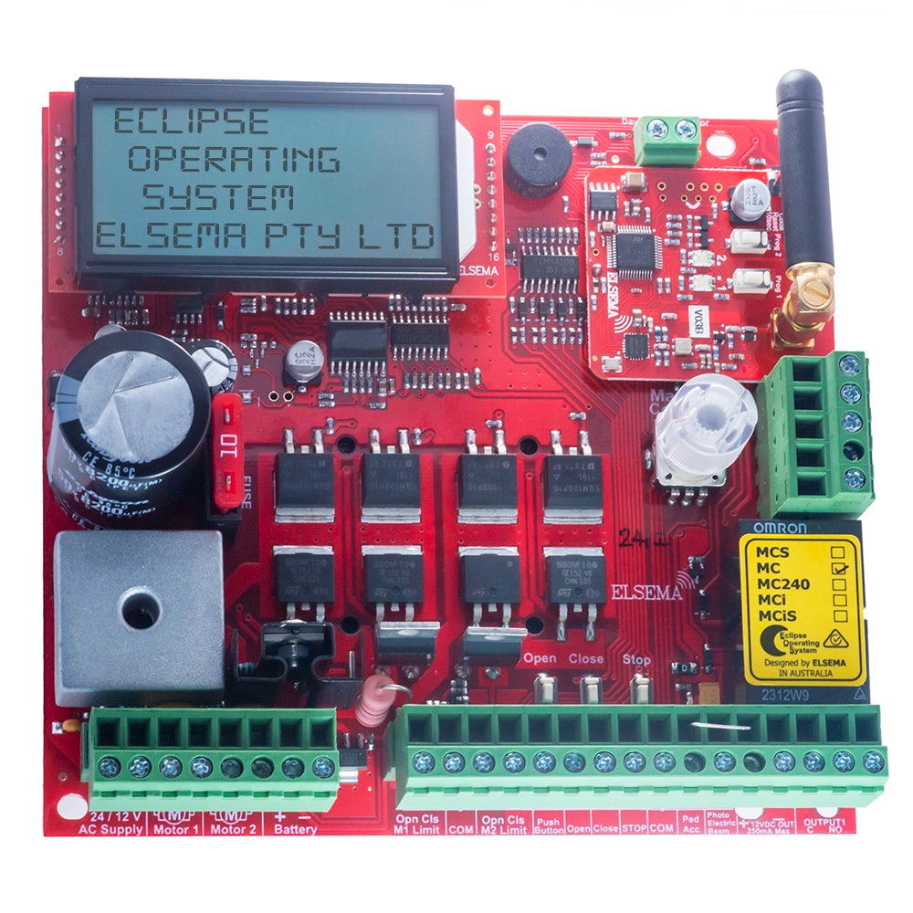 ELSEMA MC: Universal Control Card for Automatic Gates Elsema - BNR Industrial Automation