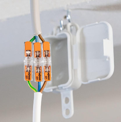 WAGO 221 Series Classic Splicing Connector Terminal Block with Operating Levers 0.14 - 4mm² and 0.14 - 6mm² Cable Accessories WAGO - BNR Industrial Automation