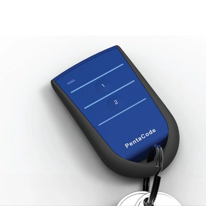 Elsema PentaCODE Keyring Remote (PCK43302 / PCK43304) — 433MHz, 2 or 4 Button Remote Control Transmitters Elsema 2 Channel - BNR Industrial Automation