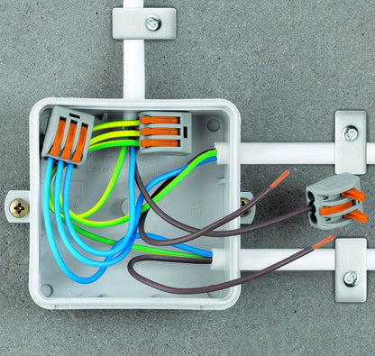 WAGO 222 Series Classic Splicing Connector Terminal Block with Operating Levers 0.14 - 2.5mm² Cable Accessories WAGO - BNR Industrial Automation