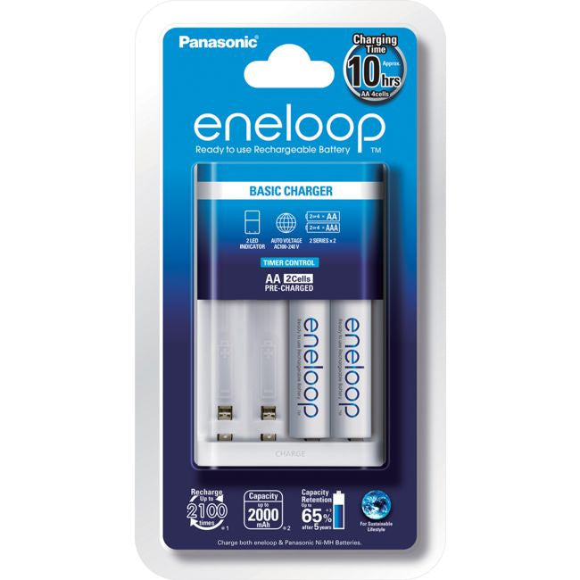 PANASONIC ENELOOP 10HR Standard Charger Rechargable Batteries Panasonic - BNR Industrial Automation
