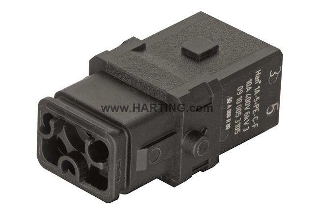 HARTING HARTING Han® 1A Insert 5+PE Crimp - BNR Industrial