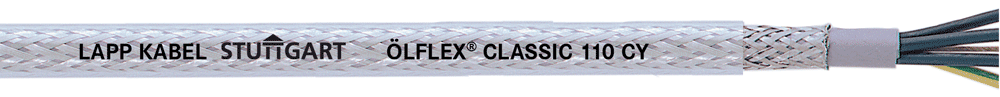LAPP KABEL ÖLFLEX® CLASSIC 110 CY, VSD Power Cable with Numbered Cores, EMC Compliant Cable LAPP KABEL - BNR Industrial Automation