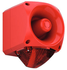 Klaxon Nexus 105 Sounder/Beacon - Xenon or LED Beacon - 113dB (max); 105dB (typical) Sounder/Beacon Klaxon 10-60VDC Red Xenon - BNR Industrial Automation