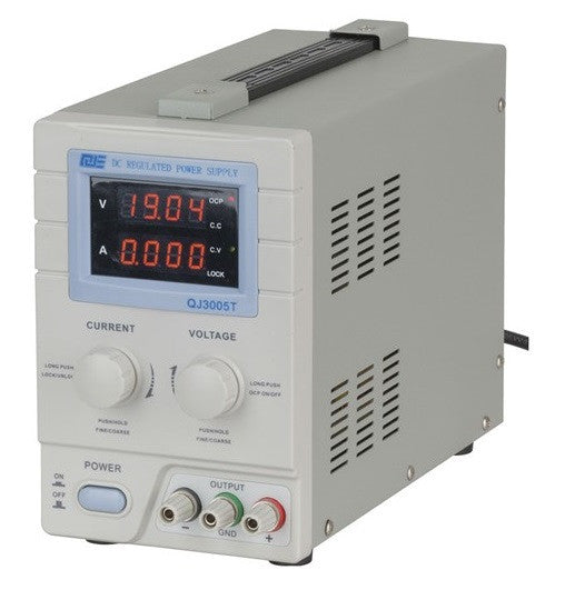 Powertech 0-30VDC 5A Regulated Power supply Power Supplies Powertech - BNR Industrial Automation