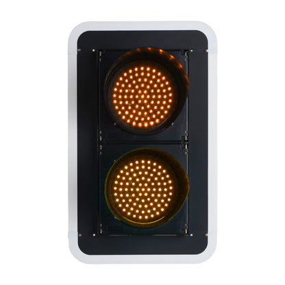 BNR 2 Aspect 200mm Wig-Wag LED Traffic Lights 12-24VDC or 110-240VAC Traffic Light BNR - BNR Industrial Automation