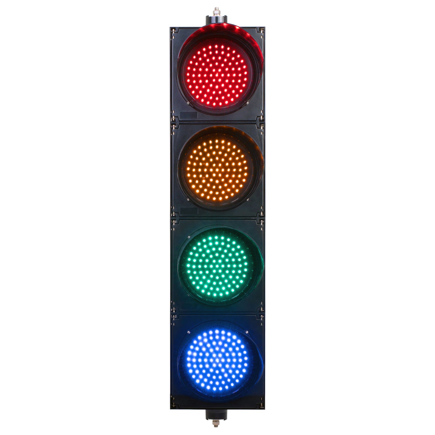 BNR 4 Aspect 200mm LED Traffic Lights 12-24VDC or 85-265VAC - Arrows and Colours Traffic Light BNR - BNR Industrial Automation