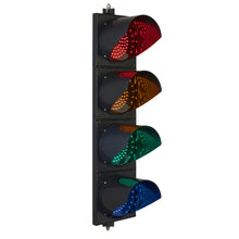 BNR 4 Aspect 200mm LED Traffic Lights 12-24VDC or 85-265VAC - Arrows and Colours Traffic Light BNR - BNR Industrial Automation