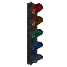 BNR 5 Aspect 200mm LED Traffic Lights 12-24VDC or 85-265VAC - Arrows and Colours Traffic Light BNR - BNR Industrial Automation