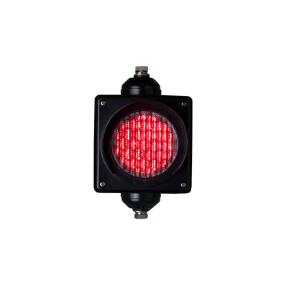 BNR 1 Aspect 100mm LED Traffic Lights 12-24VDC or 85-265VAC - Colours with Flasher Module Option Traffic Light BNR - BNR Industrial Automation