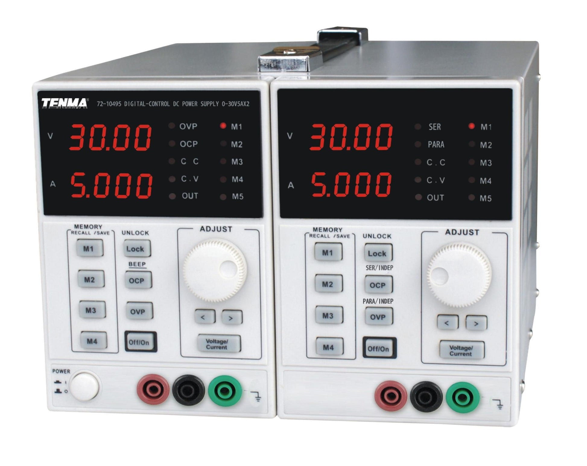 multicomp PRO 72-10495 Bench Top Power Supply, 0-30V 5A with Twin Outputs Power Supplies multicomp PRO - BNR Industrial Automation