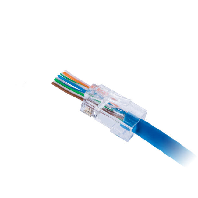 RJ45 CAT6A SOLID SNAP PLUG 1.1 to 1.15mm Conductor Size - 50 Pack Network Cables T3 Innovation - BNR Industrial Automation