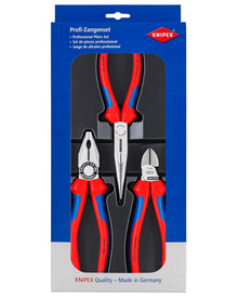 Knipex 3 pieces Chrome Vanadium Steel Plier Set - 00 20 11 Tools KNIPEX - BNR Industrial Automation