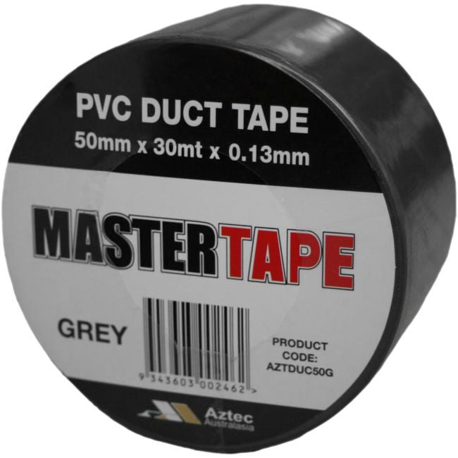 UV RATED DUCT TAPE PVC GREY Tools Aztec - BNR Industrial Automation