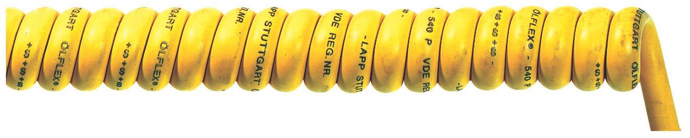 LAPP KABEL ÖLFLEX® SPIRAL 540 P Robust, Halogen Free, Cold Temperatures, PUR Spiral Cable Cable LAPP KABEL - BNR Industrial Automation