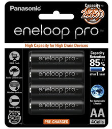 Panasonic Eneloop Pro Ni-MH 1.2V 2550mAH - AA 4 Pack Batteries Panasonic - BNR Industrial Automation