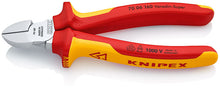 KNIPEX Diagonal Type VDE 1000V Wire Cutters, 160mm Overall Length - 70 06 160 Tools KNIPEX - BNR Industrial Automation
