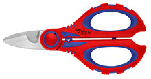 Knipex 155mm Electricians Shears with Ferrule Crimp Area - 95 05 10 SB KNIPEX - BNR Industrial Automation