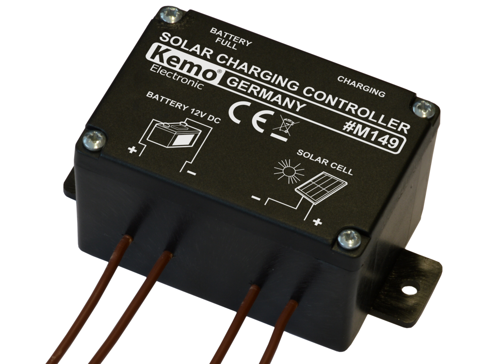 KEMO ELECTRONIC 12V 6A Battery Charging Regulator for Solar Panels Solar Kemo Electronic - BNR Industrial Automation