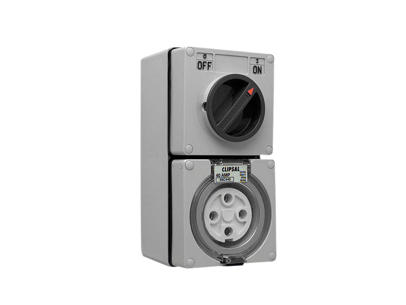 CLIPSAL 56C440 4P 40A Switch Socket Outlets Switched Socket Outlet Clipsal - BNR Industrial Automation