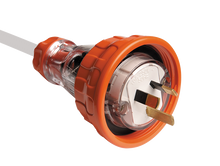 CLIPSAL 56P310 Plug Top 10A 3 Flat Pin Industrial Plug Tops Clipsal Electric Orange - BNR Industrial Automation