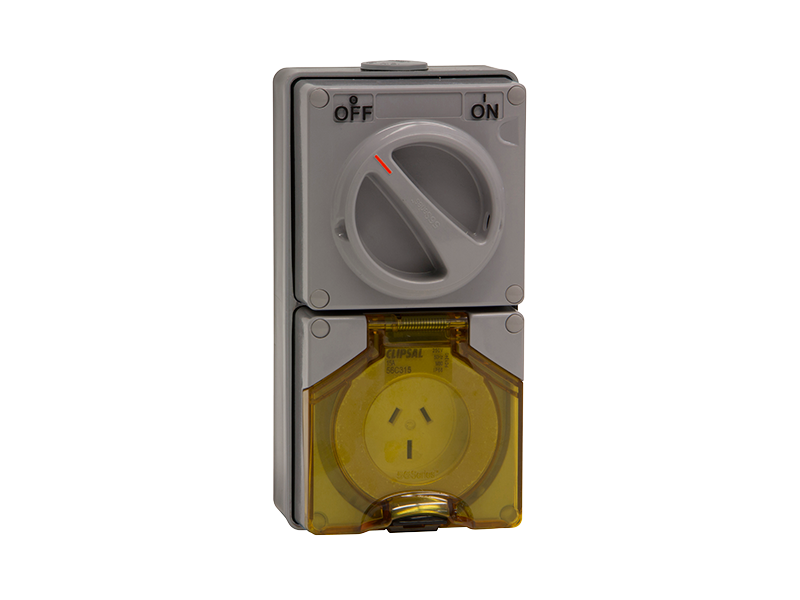 CLIPSAL 56C315 3P 15A Switch Socket Outlets Switched Socket Outlet Clipsal - BNR Industrial Automation