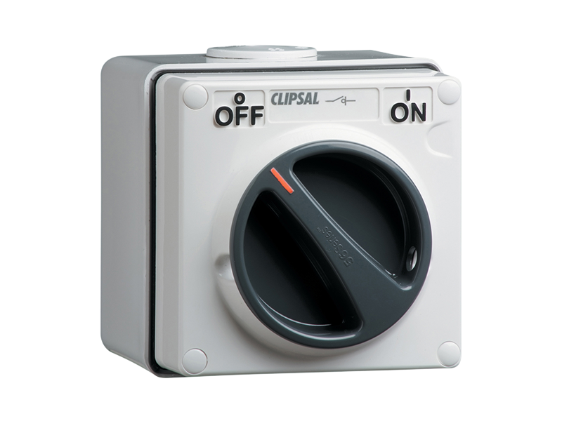 CLIPSAL 56SW115 1 Gang 15A 250VAC Surface Switch Surface Switch Clipsal - BNR Industrial Automation