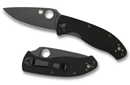 Spyderco Tenacious G-10 Black - Plain Blade Knives Spyderco - BNR Industrial Automation