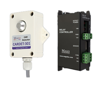 MAGO Technology Cardet Noncontact Magnetic Vehicle Detection Sensor, Max Range: 1.8m - CARDET-301 MAGO Technology - BNR Industrial Automation