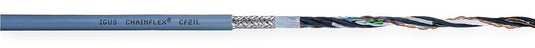 igus Chainflex CF211 Data Cable - Shielded, Oil Resistant, Flame Retardant Cable igus - BNR Industrial Automation