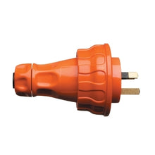 CLIPSAL 56P310 Plug Top 10A 3 Flat Pin Industrial Plug Tops Clipsal Resistant Orange - BNR Industrial Automation