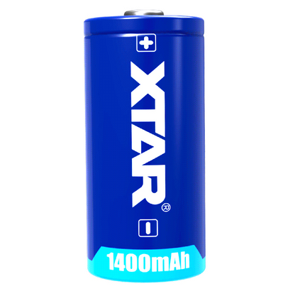 XTAR CR123A 3V 1400mAh Lithium Ion Battery - 2 Pack Batteries XTAR - BNR Industrial Automation
