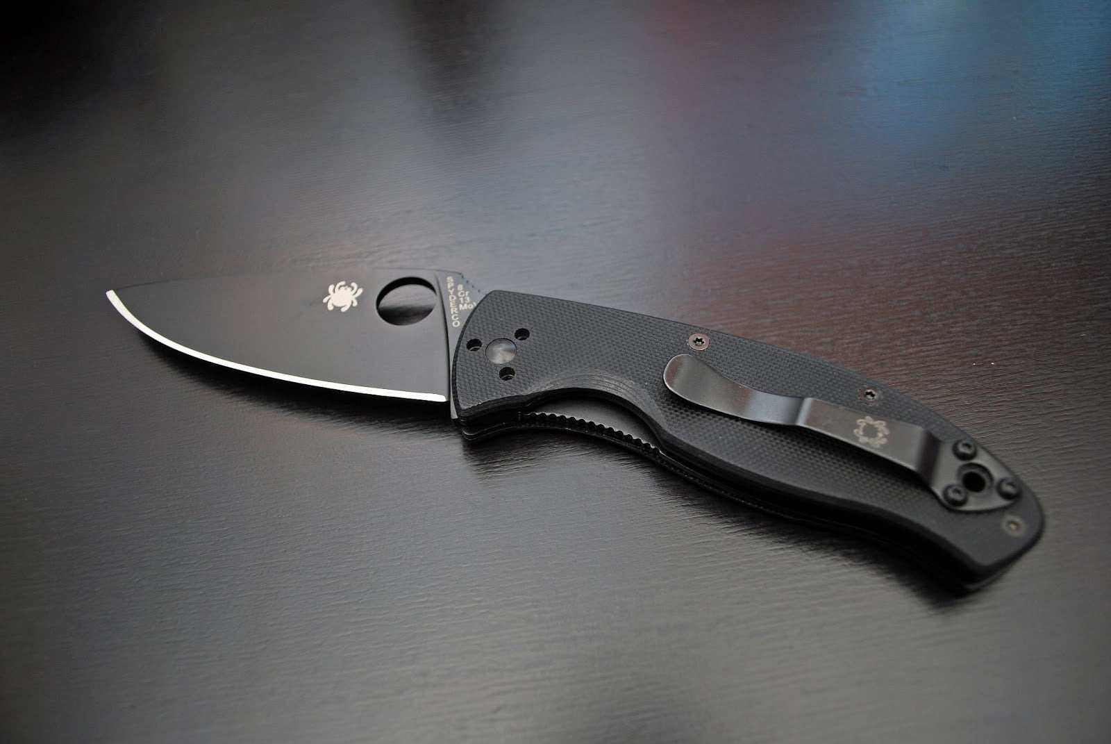 Spyderco Tenacious G-10 Black - Plain Blade Knives Spyderco - BNR Industrial Automation
