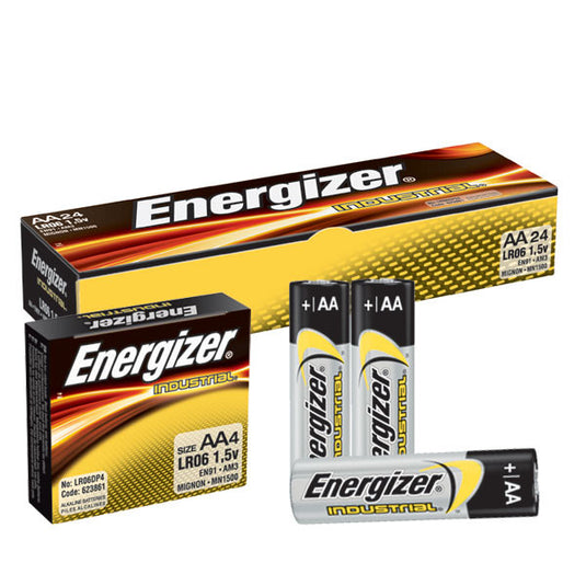 Energizer Industrial AA Battery Alkaline - 24 Pack Batteries Energizer - BNR Industrial Automation