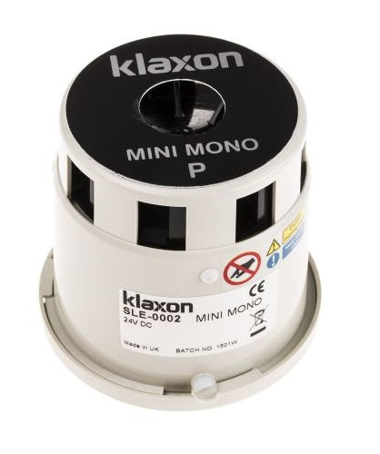 Klaxon Mini Mono P Motorised Siren Beacon Klaxon - BNR Industrial Automation
