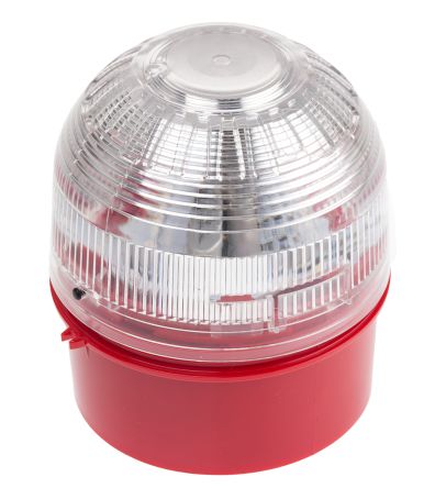 Klaxon Sonos Beacon - 5J Xenon, 10-60VDC or 110-230VAC Sounder/Beacon Klaxon 10-60VDC White - BNR Industrial Automation