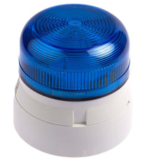 New Klaxon Flashguard Beacons - LED, IP65 Beacon Klaxon Blue 10-30VDC (Flashing or Static) - BNR Industrial Automation