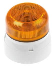 New Klaxon Flashguard Beacons - LED, IP65 Beacon Klaxon 10-30VDC (Flashing or Static) Amber - BNR Industrial Automation