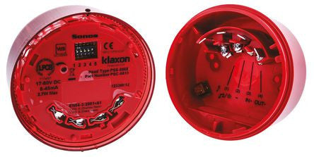 Klaxon Sonos Sounder/Beacon - LED - Up to 106dB at 1m, 17-60VDC or 110/230VAC Sounder/Beacon Klaxon - BNR Industrial Automation