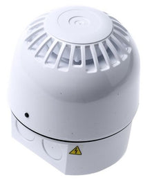 Klaxon Sonos Sounder, Up to 106dB at 1m 9-60VDC or 110/240VAC Sounder Klaxon 9-60VDC White Deep Base - BNR Industrial Automation