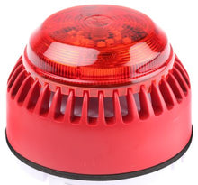 EATON Solista Red 32 Tone Electronic Sounder/Beacon Siren EATON Shallow Base (IP54) - BNR Industrial Automation