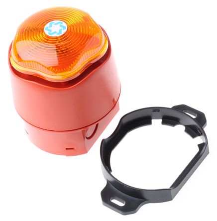 Banshee Excel Lite Sounder with Xenon Beacon Hosiden Besson Ltd Red Amber Deep Base (IP66) - BNR Industrial Automation