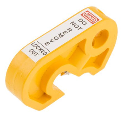 Miniature Circuit Breaker Lockout Device Electrical Safety RS Pro Yellow - BNR Industrial Automation