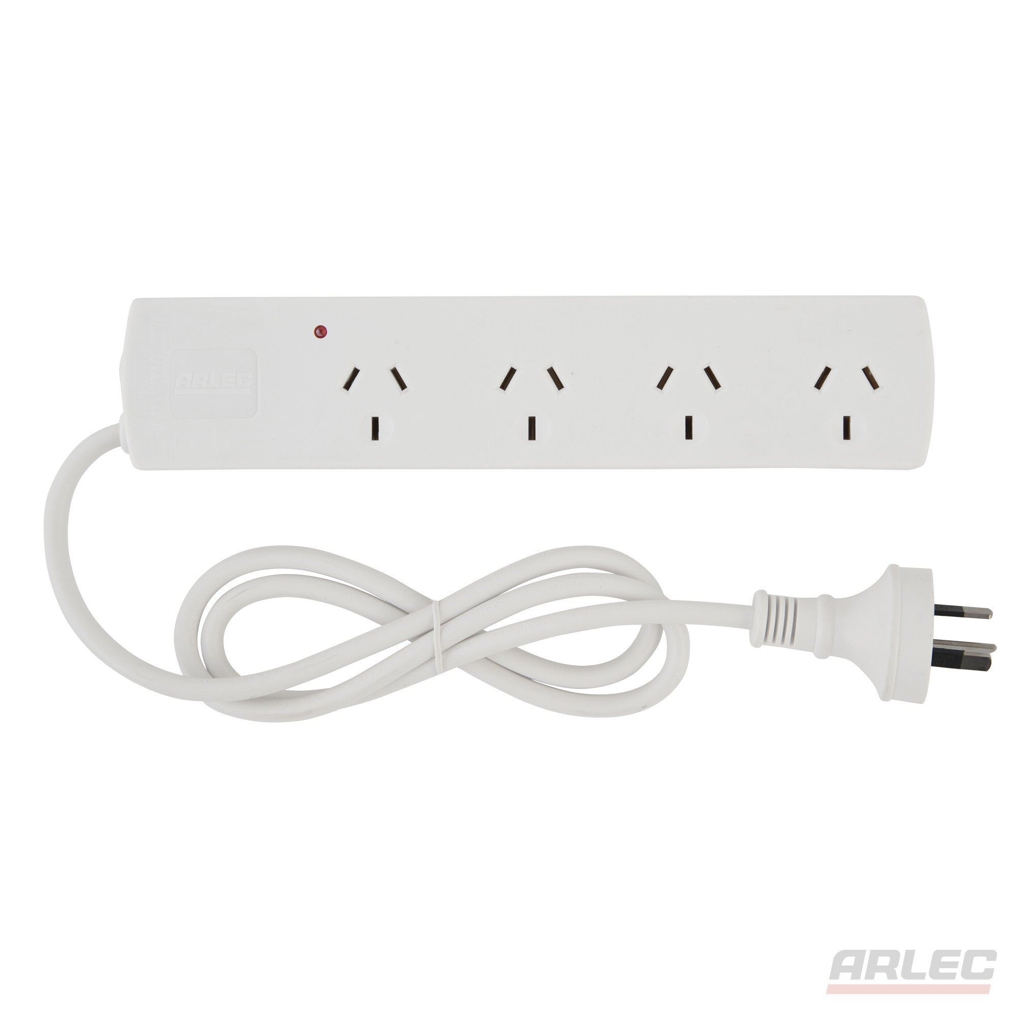 Arlec ARLEC 4 Outlet Slimline Powerboard with Surge Protector - FWP-S - BNR Industrial