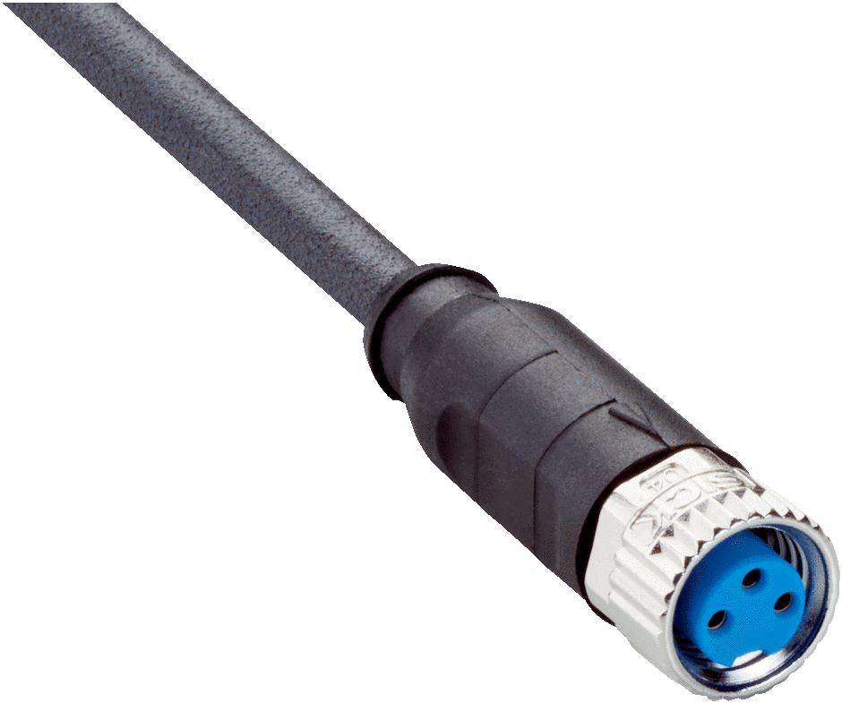 SICK SICK M8 PUR Sensor Lead Cable for zone with oils and lubricants, drag chain operation - BNR Industrial