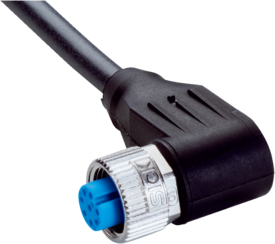 SICK M12 PUR Sensor Lead Cable for zone with oils and lubricants, drag chain operation Sensors SICK - BNR Industrial Automation