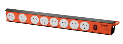 Jackson 8 Outlet Heavy Duty Metal Surge Protected Powerboard - PT8888 Power Board Jackson - BNR Industrial Automation