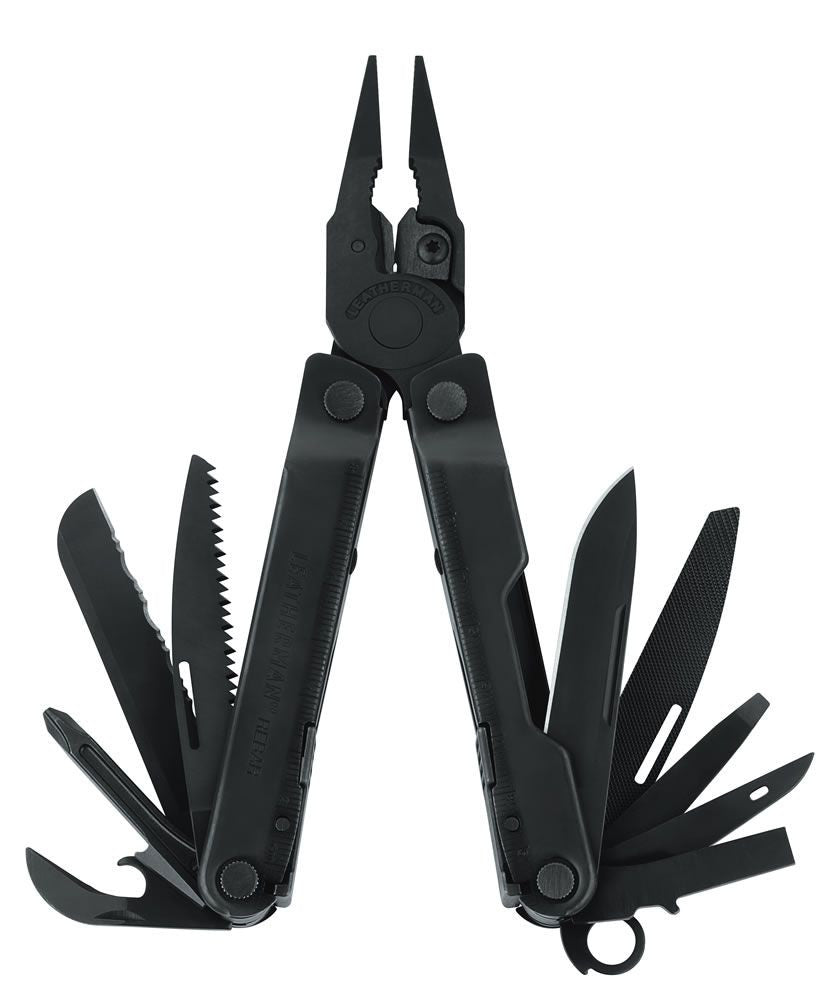 Leatherman Rebar Multi-Tool with Black Nylon Sheath Multitool Leatherman Rebar Black Oxide - MOLLE Sheath - BNR Industrial Automation