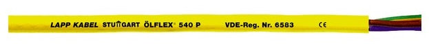 LAPP KABEL ÖLFLEX® 540 P Robust, Halogen Free, Cold Temperatures, PUR Cable for Harsh Environments Cable LAPP KABEL - BNR Industrial Automation